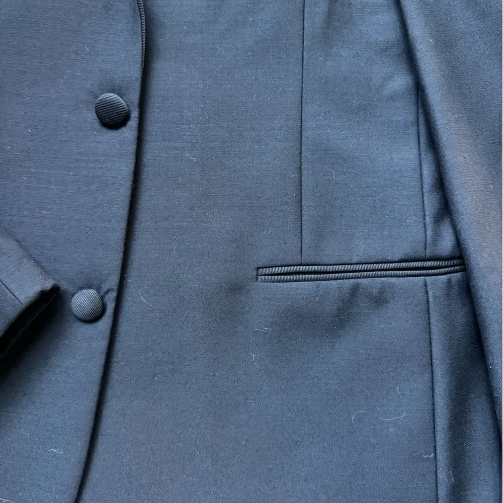 RALPH LAUREN tux tuxedo jacket plaid lining